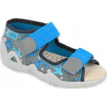 Chlapecké sandály Befado dětské sandály plast šedé velikost 21