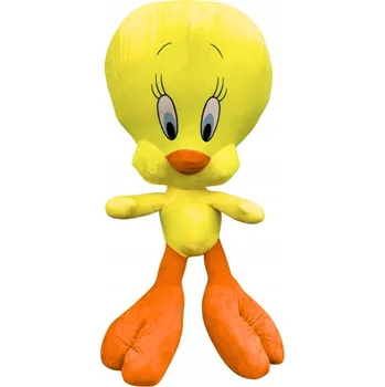plyšák VELKÝ PLYŠOVÝ MEDVÍDEK kanárek Tweety PLYŠÁK POHÁDKA - 100 cm