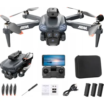 Dron Dron S183 s kamerou, bezhlavý režim, vyhýbání se překážkám, 3 baterie