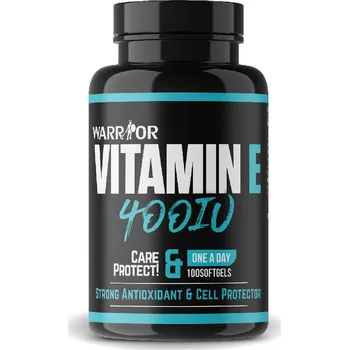 Zdraví VITAMÍN E 400IU - 100 softgelových kapslí WARRIOR