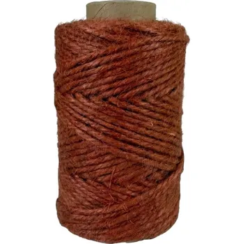 Šňůra na prádlo motouz JUTA 82m ČERVENÝ