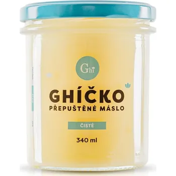Přepuštěné máslo Ghí přepuštěné máslo 340 ml čisté ČESKÉ GHÍČKO