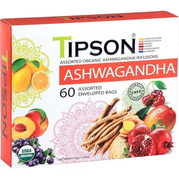 Speciální výživa ASHWAGANDHA BIO ASSORTED 60 sáčků TIPSON