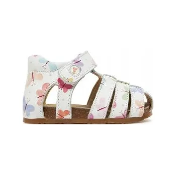 Dívčí sandály Naturino dětské sandály z přírodní kůže, vícebarevné, velikost 20