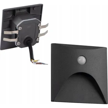 Bodové svítidlo Schodišťové svítidlo Kanlux EXIN LED PIR L GR-NW se senzorem