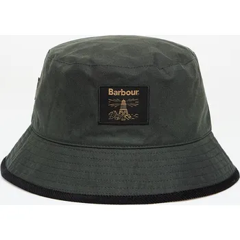 Klobouk Klobouk Barbour Field Wax Bucket Hat Sage M