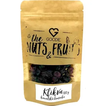 Sušené ovoce KLIKVA VELKOPLODÁ - BRUSNICE 100 g GOODIE Balení 2: 100 g