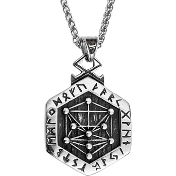 Přívěsek Přívěsek z chirurgické oceli Runic Circuit - Model BEZ ŘETÍZKU (pouze přívěsek)