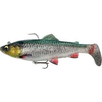 Umělá nástraha SAVAGE GEAR - Nástraha Trout rattle shad 12,5cm / 80g - Green Silver