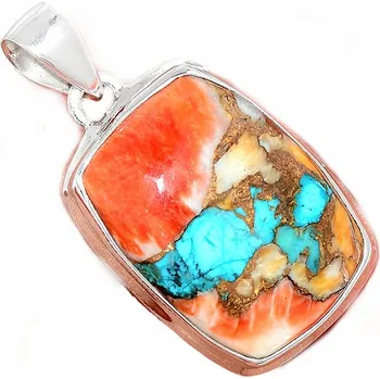 Přívěsek Spiny oyster lastura přívěsek stříbro Ag 925 P981 2,7 cm, 9 g