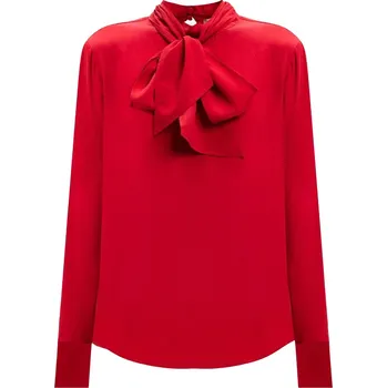 Dámská halenka Červená halenka s mašlí Twinset červená 3492768