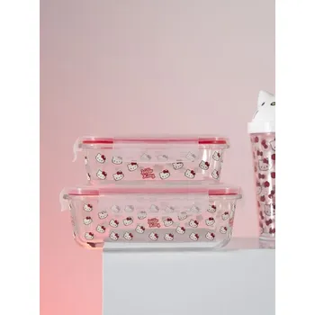Dóza na potraviny Sinsay - Skleněná nádoba na potraviny s víkem Hello Kitty - clear - 171HO-CLR - 171HO-CLR-ONE