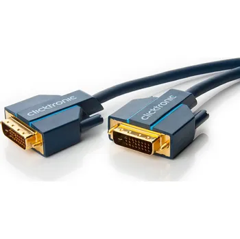 Video kabel Kabel Clicktronic 70331 DVI-D, 1 metr