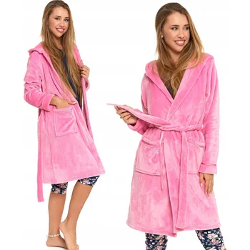 Dámský župan Dámský teplý župan S KAPUCÍ VEL MORAJ velikost XL