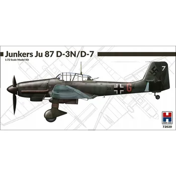 Plastikový model Letadlo Junkers Ju-87 D-3N/D-7 model 72020 Hobby 2000