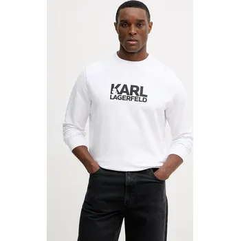 Dámská mikina Bavlněná mikina Karl Lagerfeld 561917.705780 bílá 00X, vel. XL