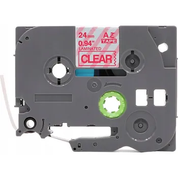 Pásek do tiskárny Páska do Brother TZ-152 24mm 8m Průhledná TZe-152