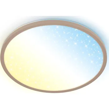 BRILONER Slim svítidlo LED panel pr.37,5 cm - 22W, 3000lm, dálkový ovladač, stmívatelné, béžová 7655011