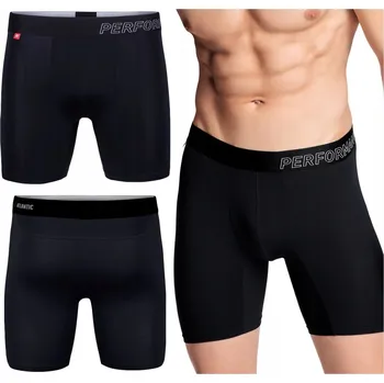 Pánské spodní prádlo BOXERKY ATLANTIC pánské BAMBUSOVÉ dlouhé - L