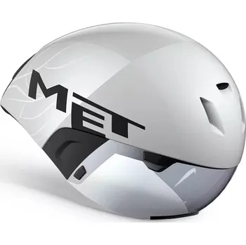 Cyklistická přilba MET Cyklistická přilba - CODATRONCA - bílá/stříbrná