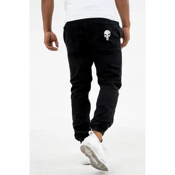 Pánské kalhoty Marvel Kalhoty Paniszer lebka lebka pánské džíny baggy/joggery velikost L