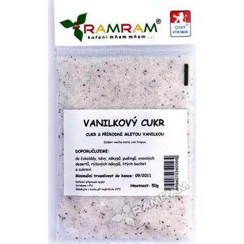 Cukr Vanilkový cukr s přírodní vanilkou 50 g RamRam