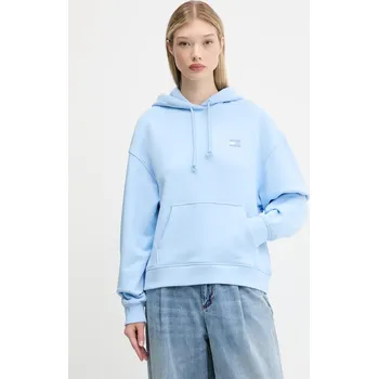 Dámská mikina Bavlněná mikina Tommy Jeans DW0DW19414 modrá 50A, vel. L