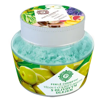 Tělový peeling Topvet GREEN IDEA Cukrový peeling s olivovým olejem 200 g PERLÉ COSMETIC