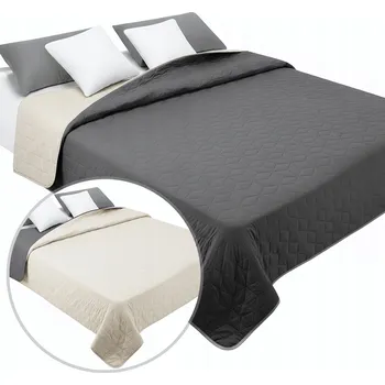 Přehoz na lůžko Přehoz na postel Tutumi len 220 cm x 200 cm, vícebarevný