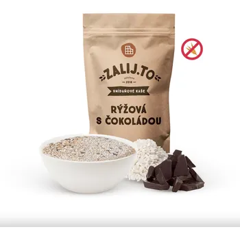 RÝŽOVÁ BEZLEPKOVÁ KAŠE s čokoládou 500 g ZALIJ.TO