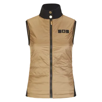 Dámský kabát ONEMORE 531 - LIGHT INSULATED VEST WOMAN TRENCH/BLACK/CHAMPAGNE Velikost: M