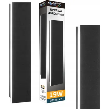 Venkovní osvětlení Venkovní nástěnné svítidlo Masterled černé, integrovaný LED zdroj 19 W