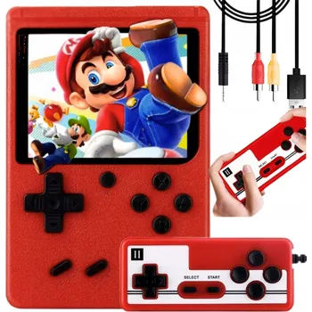 Herní konzole Retro konzole 4NEO 400 her v 1 s gamepadem, černá