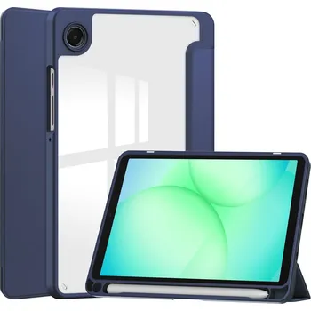 Příslušenství pro tablet VSECHNONAMOBIL 129965 CRYSTAL Sklápěcí obal pro Samsung Galaxy Tab A11 tmavě modrý