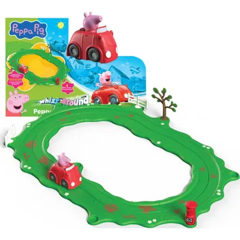 Figurka Dráha s autem Prasátko Peppa