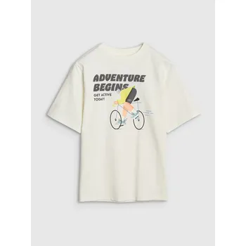 Chlapecké tričko Tričko T-shirt 4F 4FJASAW24TTSHM2596-11S-158