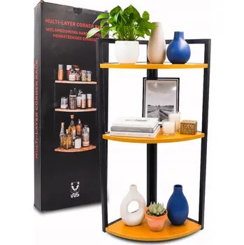 police Police dřevěná WS 24 x 24 cm černá, odstíny hnědé