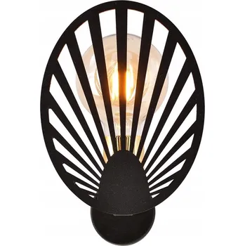 Nástěnné svítidlo Emibig PLAYA K1 BLACK Nástěnné svítidlo Lampa na zeď Ocel lakovaná Černá 15W MAX