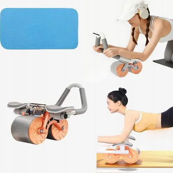 PODPĚRNÉ VÁLEČKY PRO LOKTY, VÁLEČKY NA BŘIŠNÍCH SVALŮ S AUTOMATICKÝM ODRAZEM + NÁKOLENÍKY