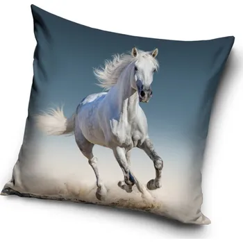 Bytový textil Dekorační polštářek Kůň Bělouš