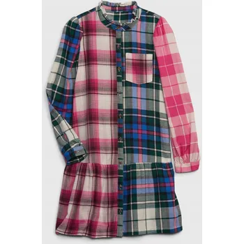 Dívčí šaty GAP Dětské kostkované šaty