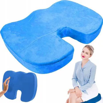 Polštář ORTOPEDICKÝ POLŠTÁŘ PODLOŽKA NA ŽIDLI SEDADLO AUTOMOBILOVÁ