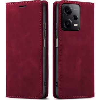 Pouzdro na mobilní telefon Flipové pouzdro MBM pro Xiaomi Redmi Note 12 Pro 5G červené