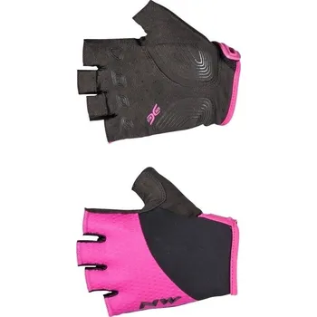 Cyklistické rukavice NORTHWAVE rukavice FAST WOMEN Fuchsia/black Velikost: L