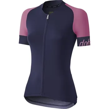 cyklistický dres Dotout dámský cyklistický dres crew w jersey - blue pink Velikost: XL
