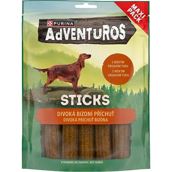 Pamlsek pro psa Adventuros sticks bizoní 305 g
