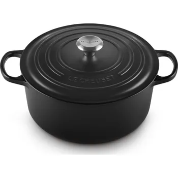 Hrnec Kastrol SIGNATURE 28 cm, 6,7 l, SATIN BLACK, litina, Le Creuset