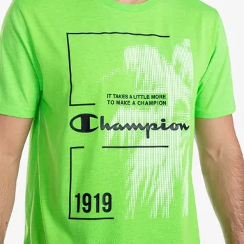 pánské tričko CHAMPION - GREEN/1919 - M (Champion T-shirt Mens)