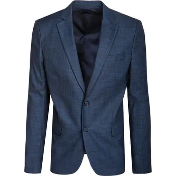 Pánské jednořadé sako MX0621 Barva: Černá, Velikost: 3XL/60