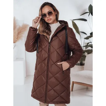 Dámská parka Dstreet Dámská zimní bunda SNOWVIBE prošívaná TY4988 Barva: Červená, Velikost: M